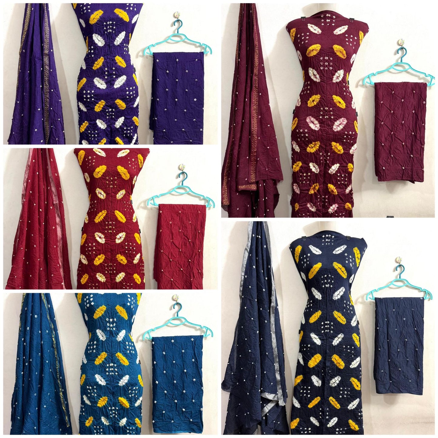 Ethnic Bandhej Beauty Dress Material