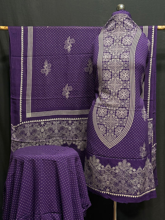 Royal Bandhani Threads – Cotton Suit Material