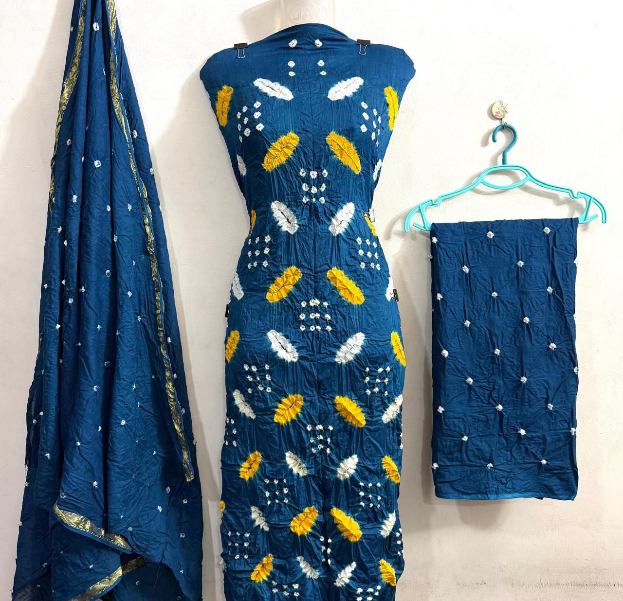 Ethnic Bandhej Beauty Dress Material